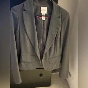 Gray blazer